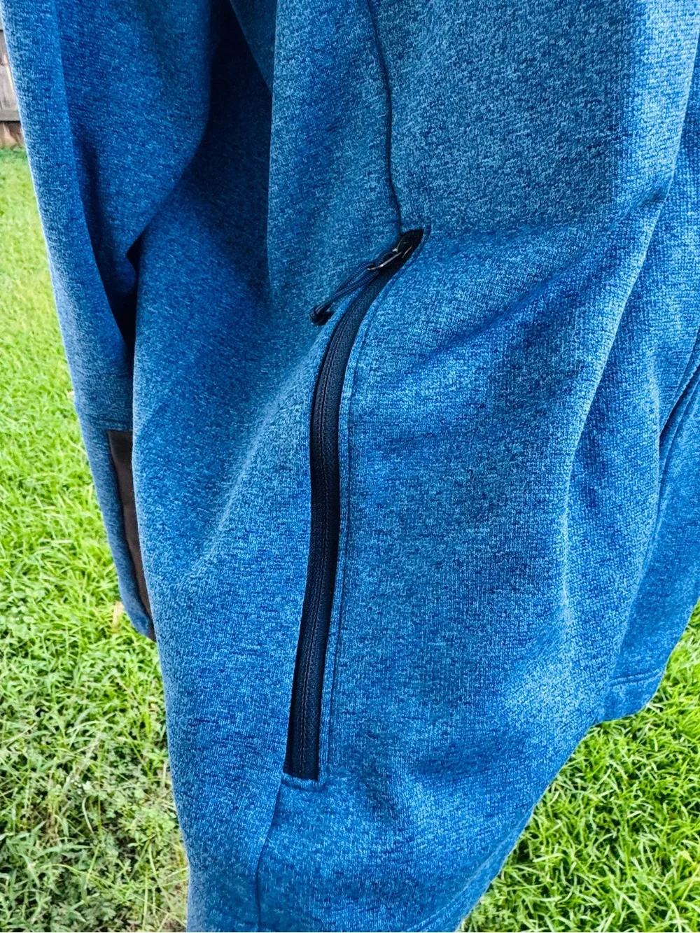 THE NORTHFACE Canyon Land Men's Royal Blue Full‑Zip Hooded Performance Jacket